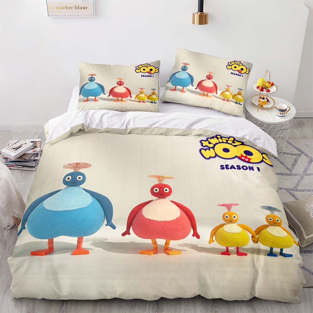 Twirlywoos Bedding Set Pattern Quilt Cover Without Filler (Online Order Only)
