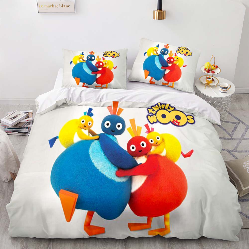 Twirlywoos Bedding Set Pattern Quilt Cover Without Filler (Online Order Only)