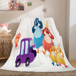 Twirlywoos Blanket Pattern Flannel Throw Room Decoration (Online Order Only)
