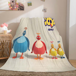 Twirlywoos Blanket Pattern Flannel Throw Room Decoration (Online Order Only)