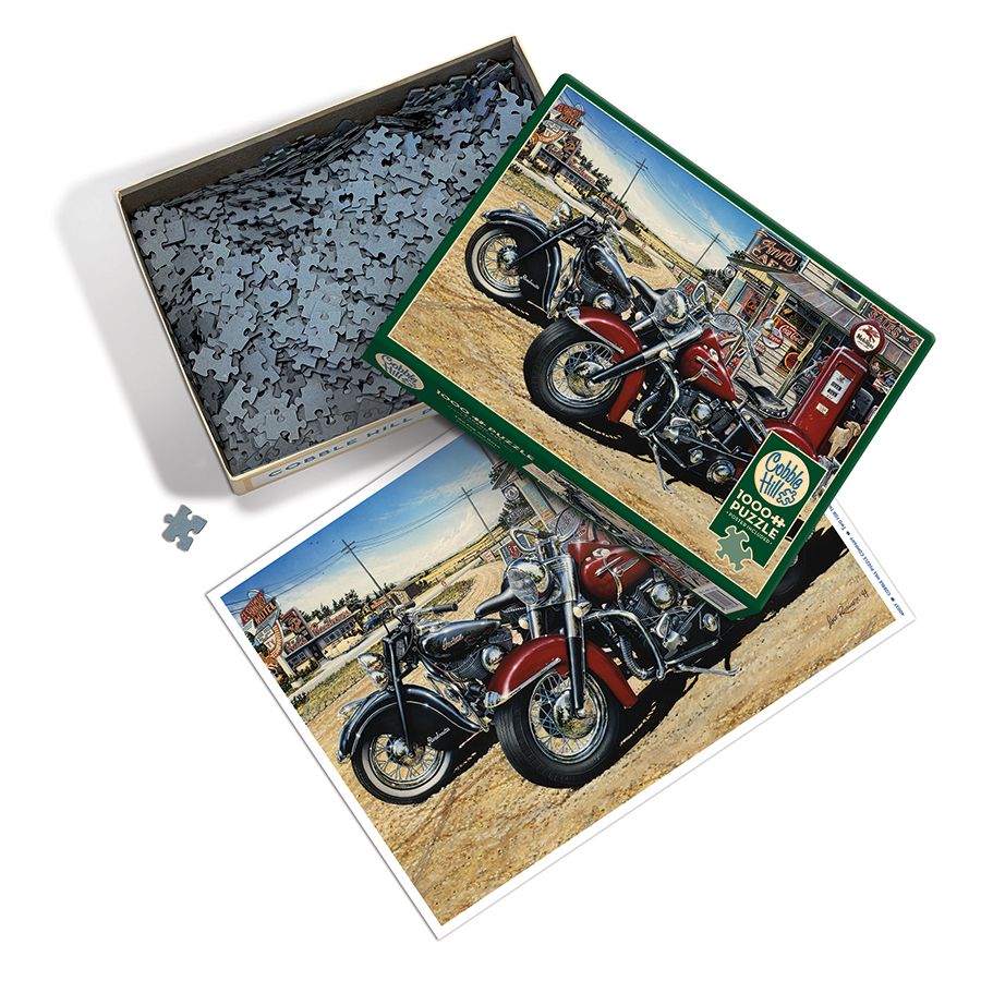 Two for the Road 1000 Piece Jigsaw Puzzle Cobble Hill (ONLINE ORDER ONLY)