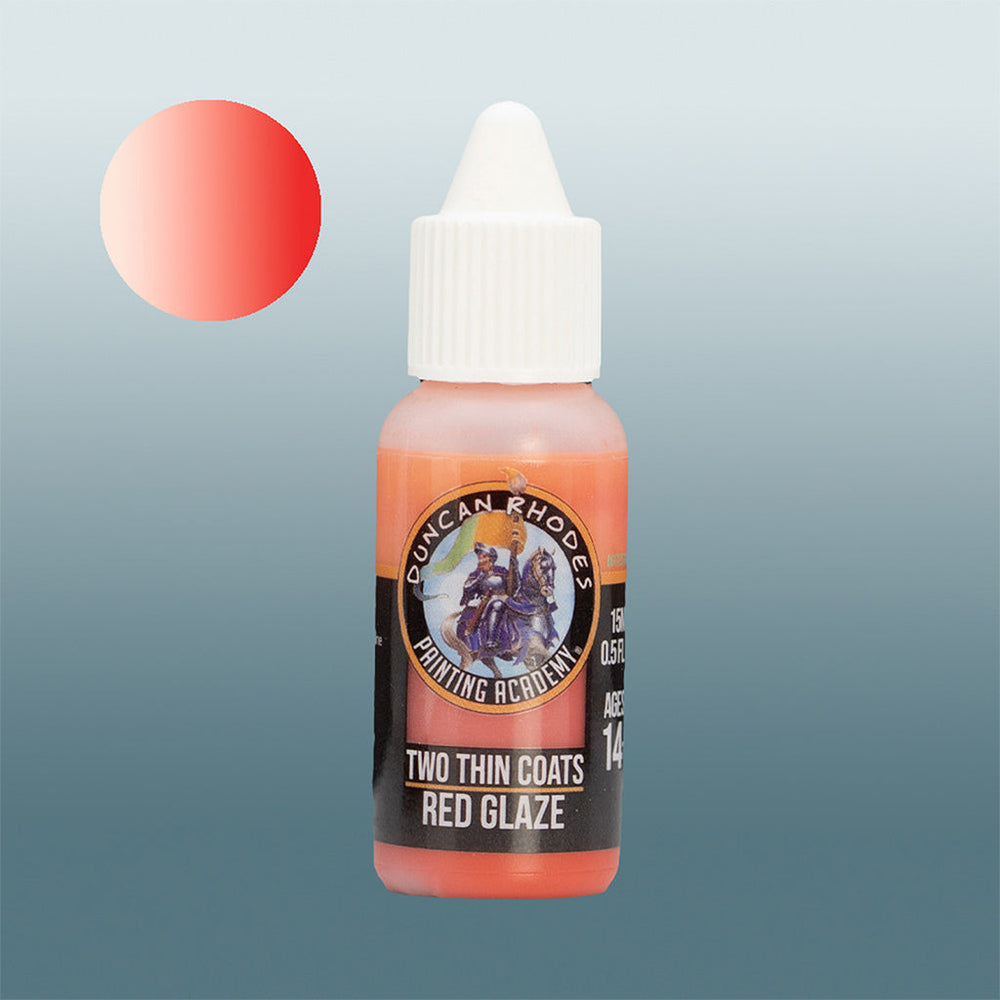 Two Thin Coats Glaze: Red Glaze (ONLINE ORDER ONLY)