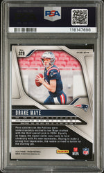 Graded 2024 Panini Prizm Drake Maye #329 Disco Prizm Rookie RC Football Card PSA 10 Gem Mint (ONLINE ORDER ONLY)