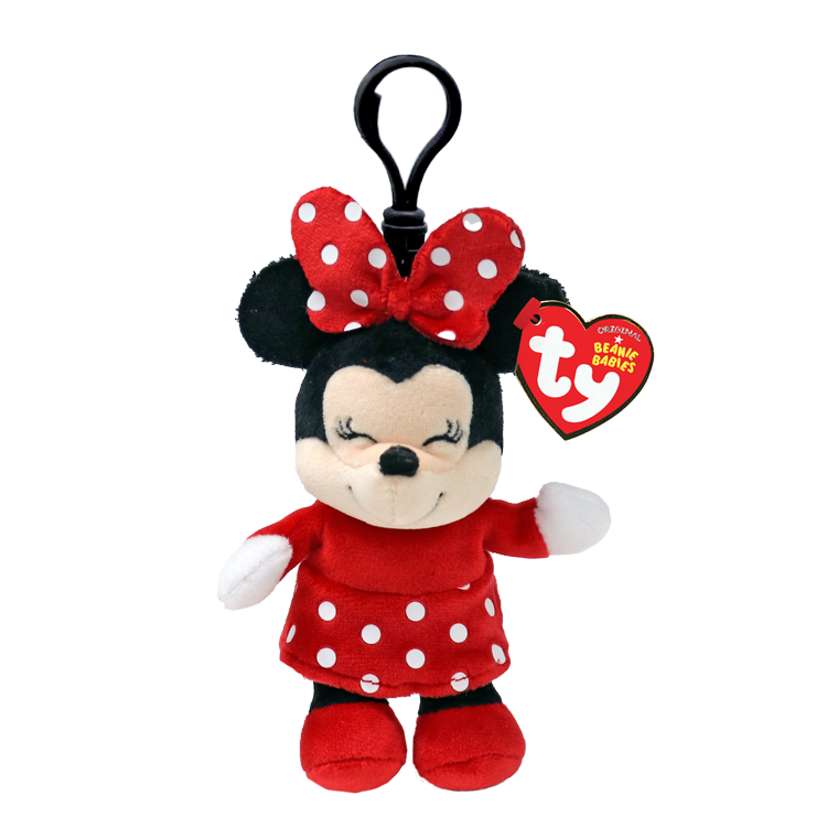 Ty Disney Boo Clip: Minnie Mouse (ONLINE ORDER ONLY)