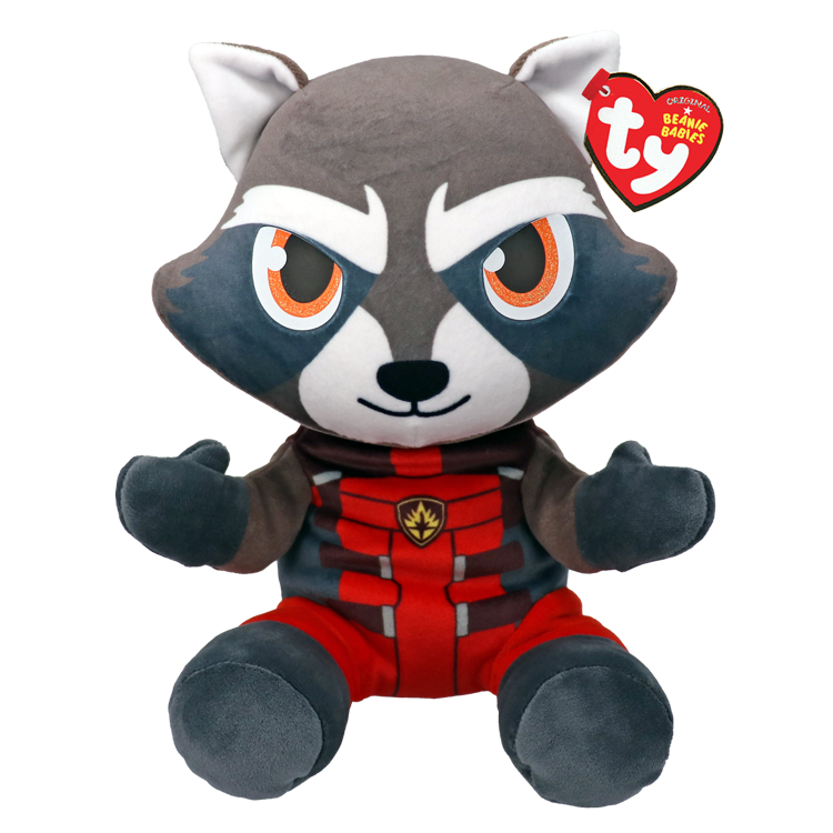 Ty Marvel Beanie Babies: Rocket (Small) (ONLINE ORDER ONLY)