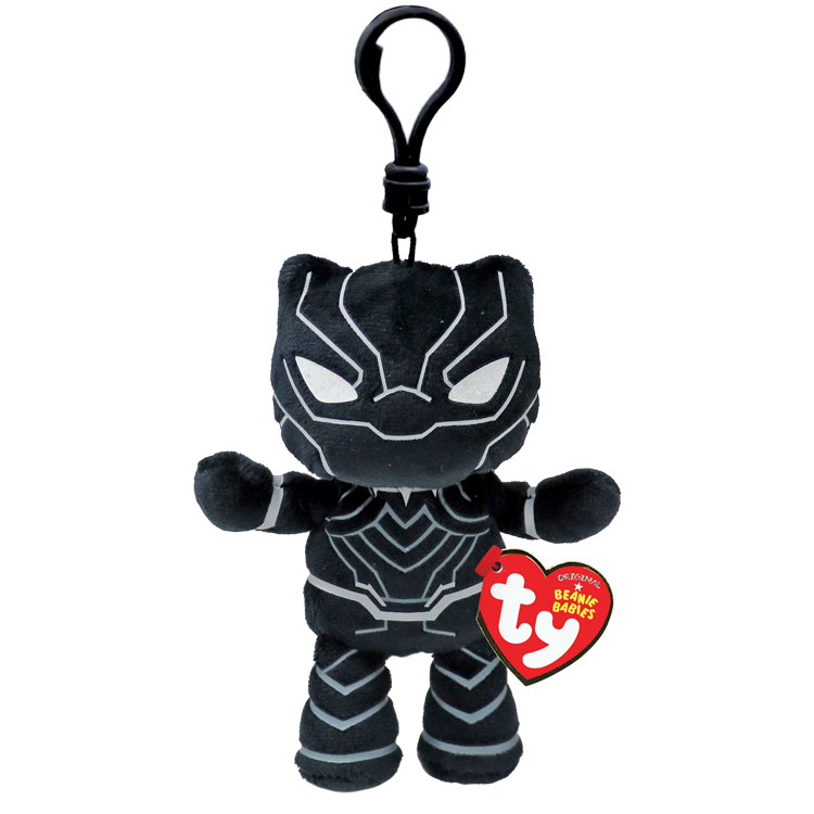 Ty Mini Marvel Clip: Black Panther (ONLINE ORDER ONLY)