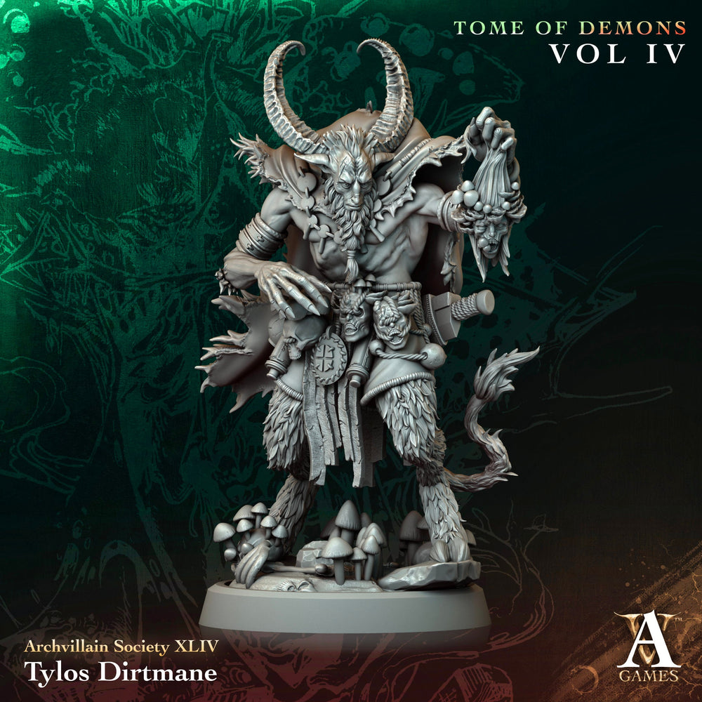 3D Printed Archvillain Games Tylos Dirtmane Archvillain Society Vol XLIV 28 32mm D&D (Online Only)