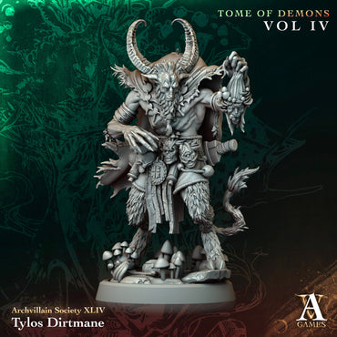 3D Printed Archvillain Games Tylos Dirtmane Archvillain Society Vol XLIV 28 32mm D&D (Online Only)