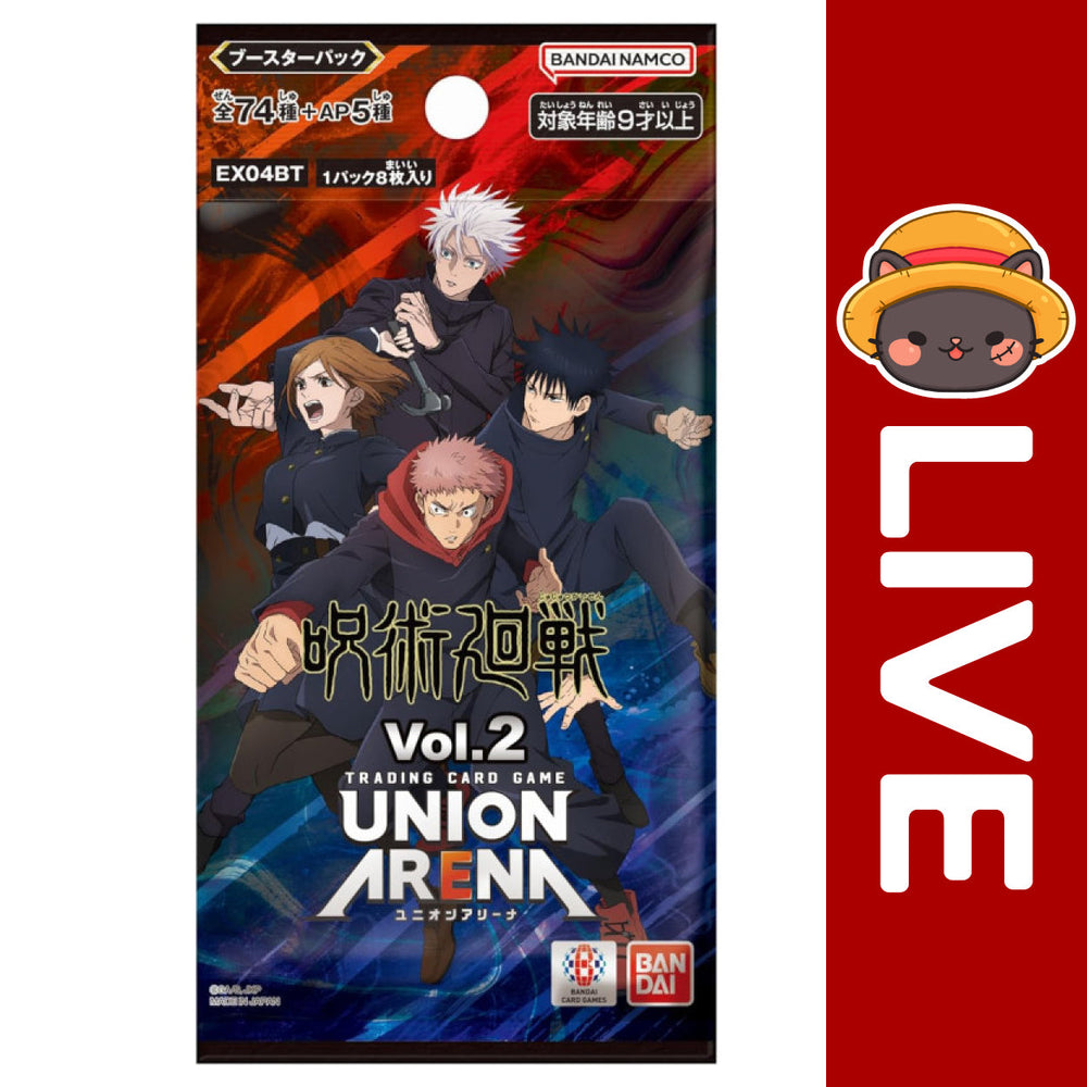 Union Arena TCG JAPANESE - Jujutsu Kaisen Vol.2 (Online Only) (Online Order Only)