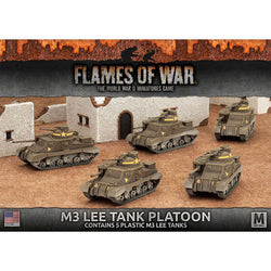 Flames of War: American M3 Lee Tank Platoon (Mid War) (ONLINE ORDER ONLY)