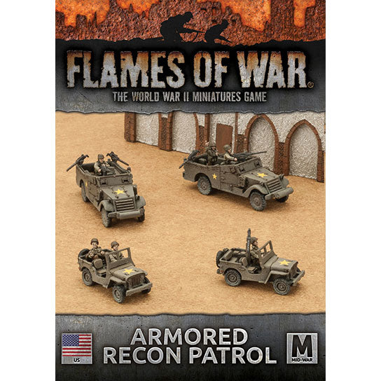 Flames of War: American Armored Recon Patrol (Mid War) (ONLINE ORDER ONLY)