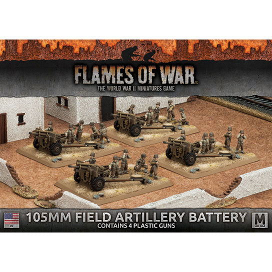 Flames of War: American 105mm Field Artillery Battery (Mid War) (ONLINE ORDER ONLY)