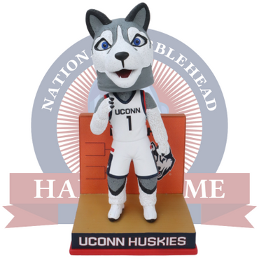 UConn Huskies Basketball Jonathan the Husky Dancing in March Bobblehead (ONLINE ORDER ONLY)