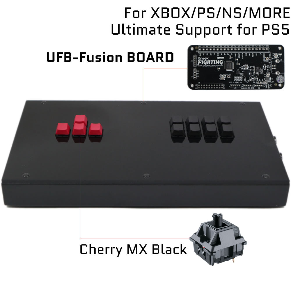 RAC-J800KK Mechanical Keyboard Arcade Game Controller for PC/PS/XBOX/SWITCH (Online Only)