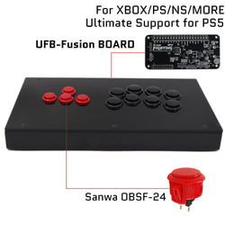 RAC-J800BB All-Button Leverless Arcade Controller for PC, PlayStation, Xbox & Switch (Online Only)