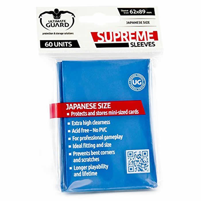 UGDDPS010064 Supreme Soft Japanese Size Royal Blue Pack of 60 Sleeves (ONLINE ORDER ONLY)