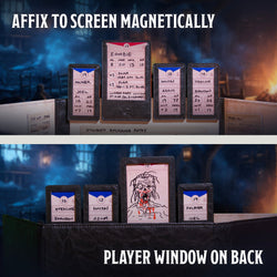 Creature Trackers - Magnetic Combat Organizers for D&D & TTRPG Game Master Screen (ONLINE ORDER ONLY)