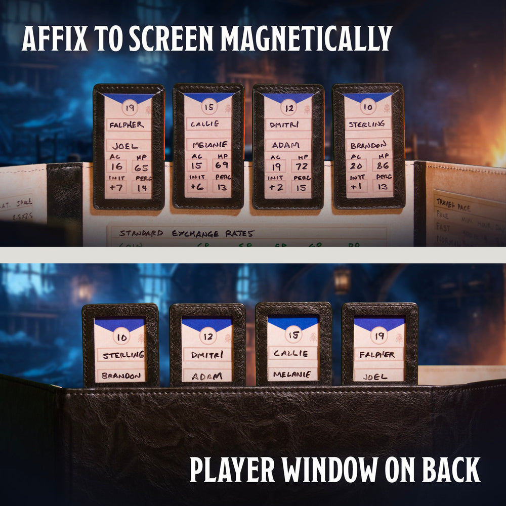 Initiative Trackers - Magnetic Turn Order Cards for D&D 5e and TTRPG Combat Management (ONLINE ORDER ONLY)