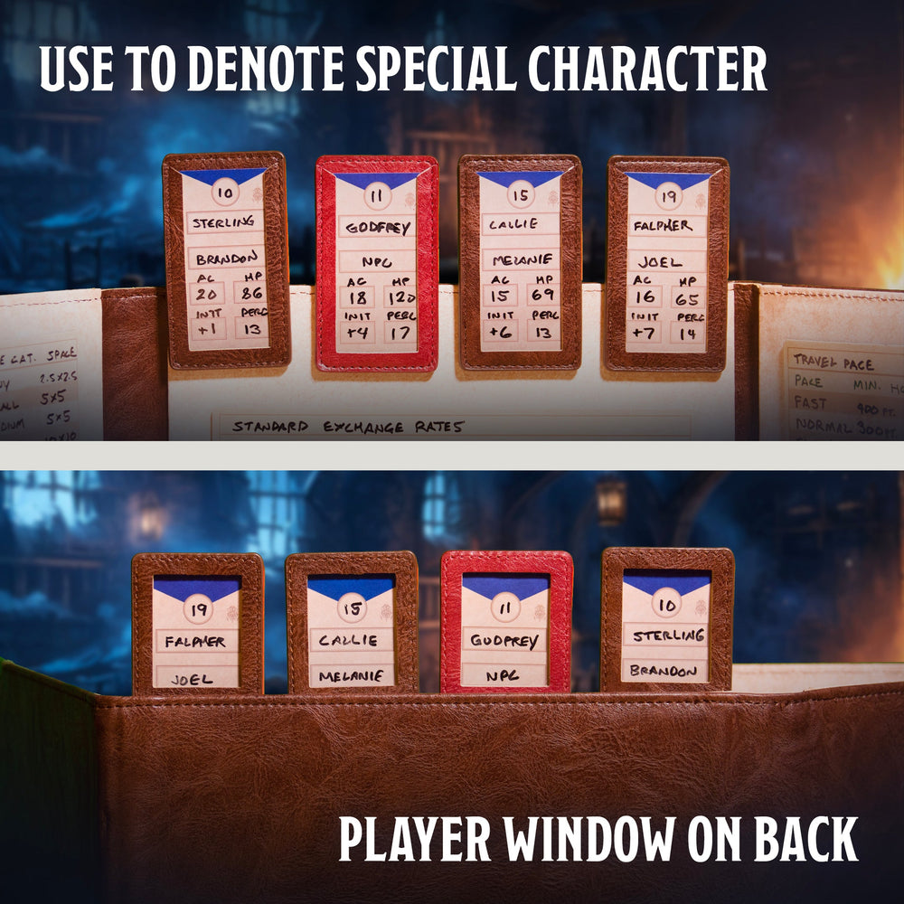 Initiative Trackers - Magnetic Turn Order Cards for D&D 5e and TTRPG Combat Management (ONLINE ORDER ONLY)