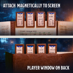 Initiative Trackers - Magnetic Turn Order Cards for D&D 5e and TTRPG Combat Management (ONLINE ORDER ONLY)