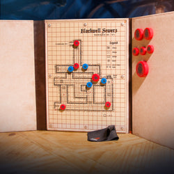 Magnetic Map Pack - Dry-Erase Battle Maps for D&D Combat & Game Master Screen (ONLINE ORDER ONLY)