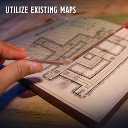 Magnetic Map Pack - Dry-Erase Battle Maps for D&D Combat & Game Master Screen (ONLINE ORDER ONLY)