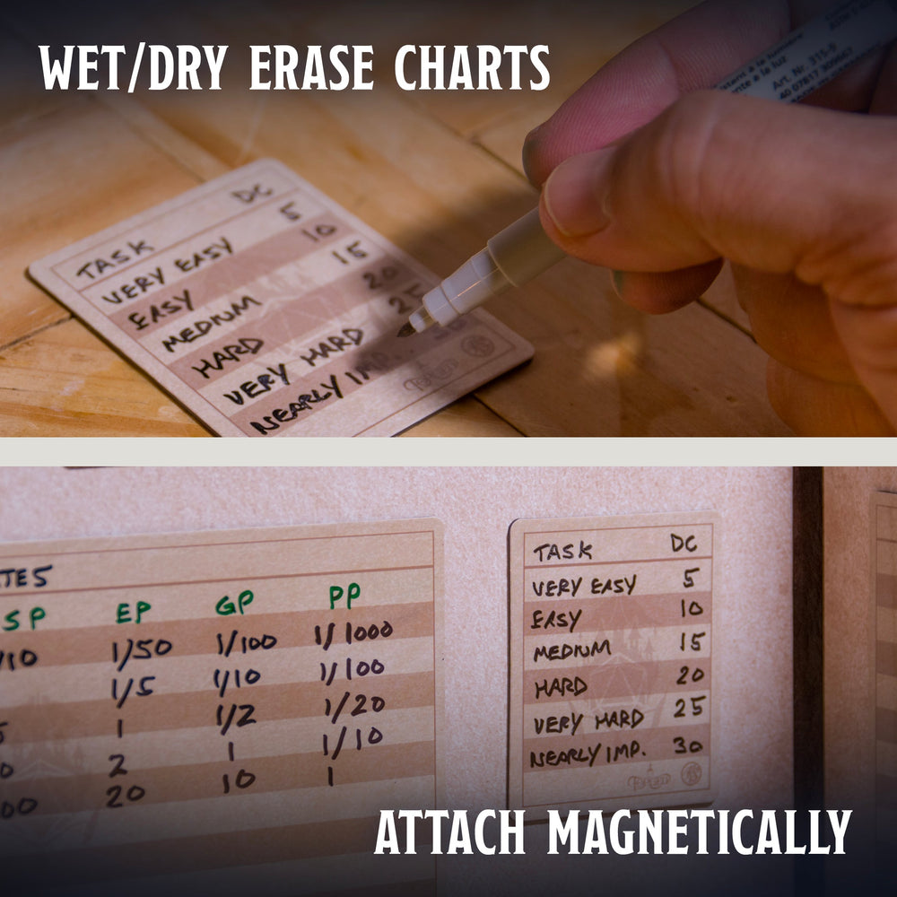 Ultimate Game Master Screen - Magnetic Modular DM Screen for D&D, Pathfinder & TTRPGs (ONLINE ORDER ONLY)