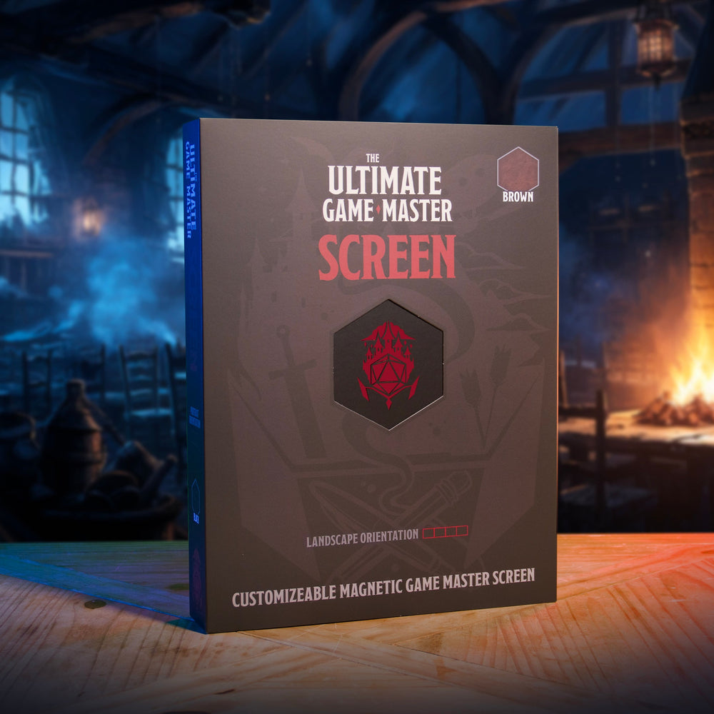 Ultimate Game Master Screen - Magnetic Modular DM Screen for D&D, Pathfinder & TTRPGs (ONLINE ORDER ONLY)