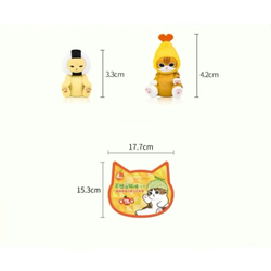 MOFUSAND: Cat Fu Q Cute Chibi Series 2 - 1 Blind Bag (4-Pack Figure) (ONLINE ORDER ONLY)