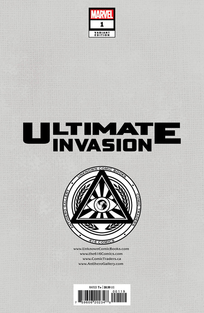 Ultimate Invasion #1 Unknown Comics Davide Paratore Exclusive Var (06/21/2023) (ONLINE ORDER ONLY)