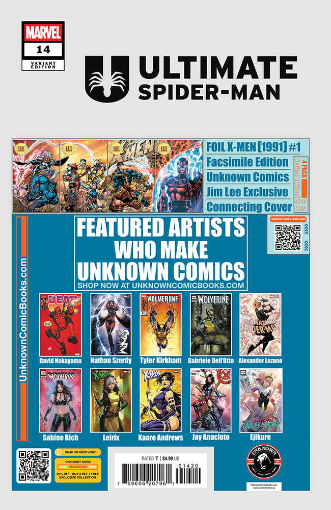 Ultimate Spider-Man #14 Unknown Comic Mirka Andolfo Exclusive Var (02/12/2025) (02/26/2025) (ONLINE ORDER ONLY)