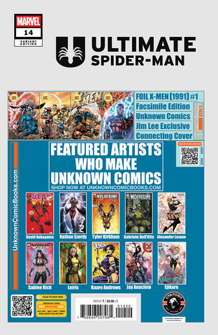 Ultimate Spider-Man #14 Unknown Comic Mirka Andolfo Exclusive Var (02/12/2025) (02/26/2025) (ONLINE ORDER ONLY)