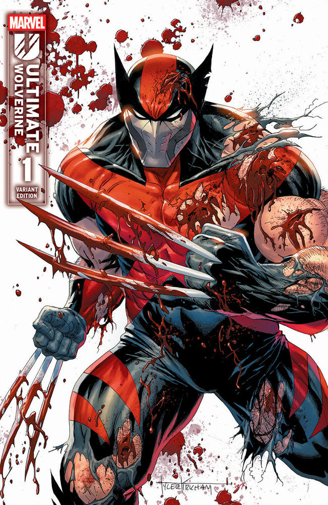 Ultimate Wolverine #1 Unknown Comics Tyler Kirkham Exclusive Premium BATTLE DAMAGED Var (01/15/2025) (ONLINE ORDER ONLY)