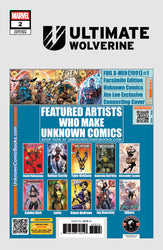 Ultimate Wolverine #2 Unknown Comics Exclusive Ivan Tao Virgin Var (02/19/2025) (ONLINE ORDER ONLY)