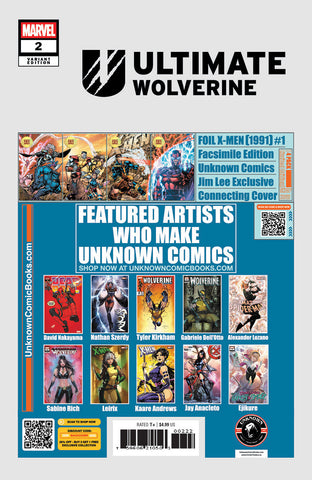 Ultimate Wolverine #2 Unknown Comics Exclusive Ivan Tao Virgin Var (02/19/2025) (ONLINE ORDER ONLY)