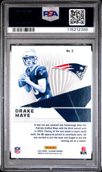 Graded 2024 Panini Illusions Drake Maye #2 Amazing Rookie RC Football Card PSA 10 Gem Mint (ONLINE ORDER ONLY)