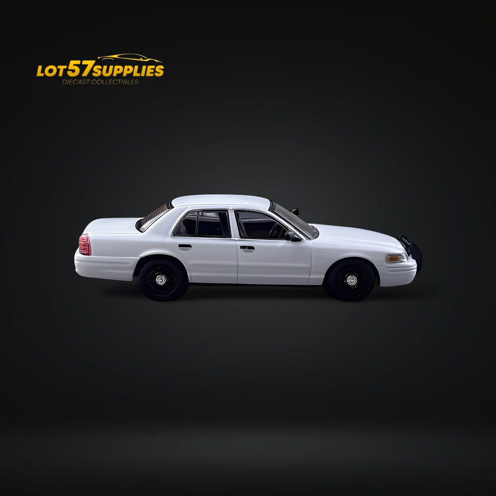 Rollin Ford Crown Victoria White Undercover Unmarked Police Car 1:64 (ONLINE ORDER ONLY)
