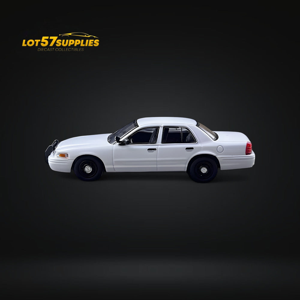 Rollin Ford Crown Victoria White Undercover Unmarked Police Car 1:64 (ONLINE ORDER ONLY)