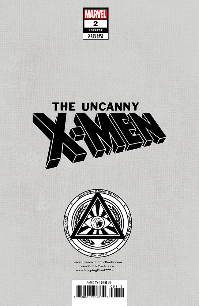 Uncanny X-Men #2 Unknown Comics Exclusive Nathan Szerdy Var (09/11/2024) (ONLINE ORDER ONLY)