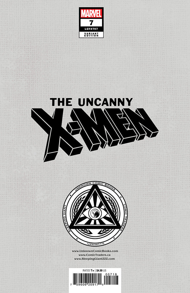 Uncanny X-Men #7 Unknown Comics David Nakayama Exclusive Var (12/11/2024) (ONLINE ORDER ONLY)