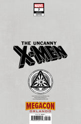 [Foil] Uncanny X-Men #7 Unknown Comics David Nakayama Exclusive Virgin MEGACON 2025 Var (12/11/2024) (ONLINE ORDER ONLY)