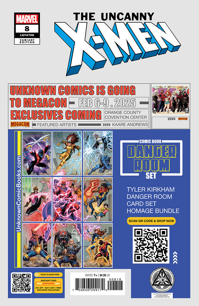 [Signed by Leirix] Uncanny X-Men #8 Unknown Comics Leirix Exclusive Virgin Var [IN STOCK] (ONLINE ORDER ONLY)