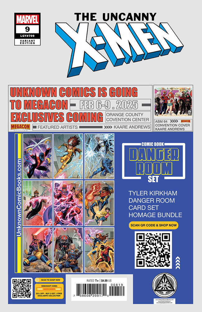 Uncanny X-men #9 Unknown Comics Stephen Segovia Exclusive Virgin Var (01/22/2025) (ONLINE ORDER ONLY)