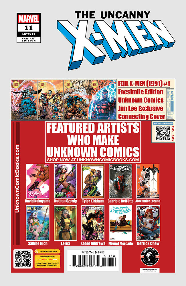 Uncanny X-Men #11 Unknown Comic Alexander Lozano Exclusive Var (03/05/2025) (ONLINE ORDER ONLY)