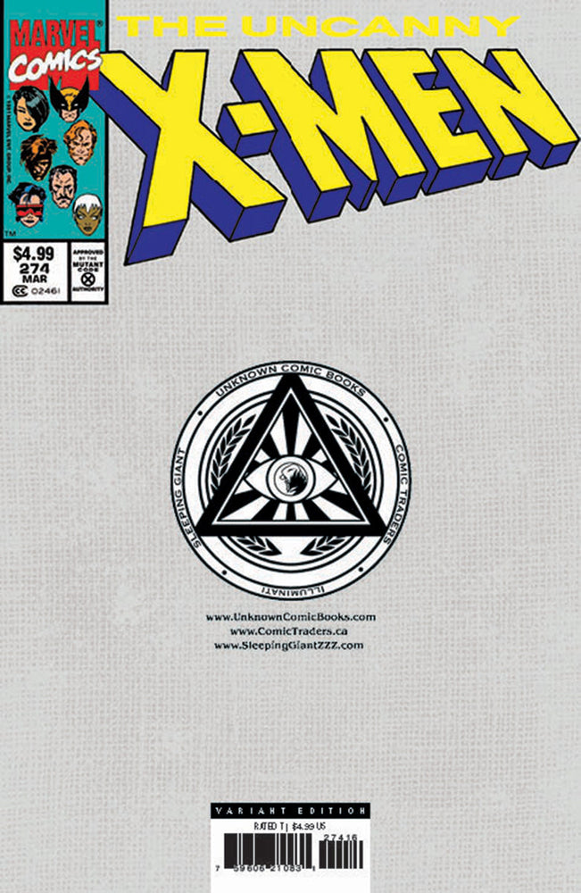Uncanny X-Men #274 Facsimile Unknown Comics Exclusive David Nakayama Virgin Var (09/04/2024) (ONLINE ORDER ONLY)