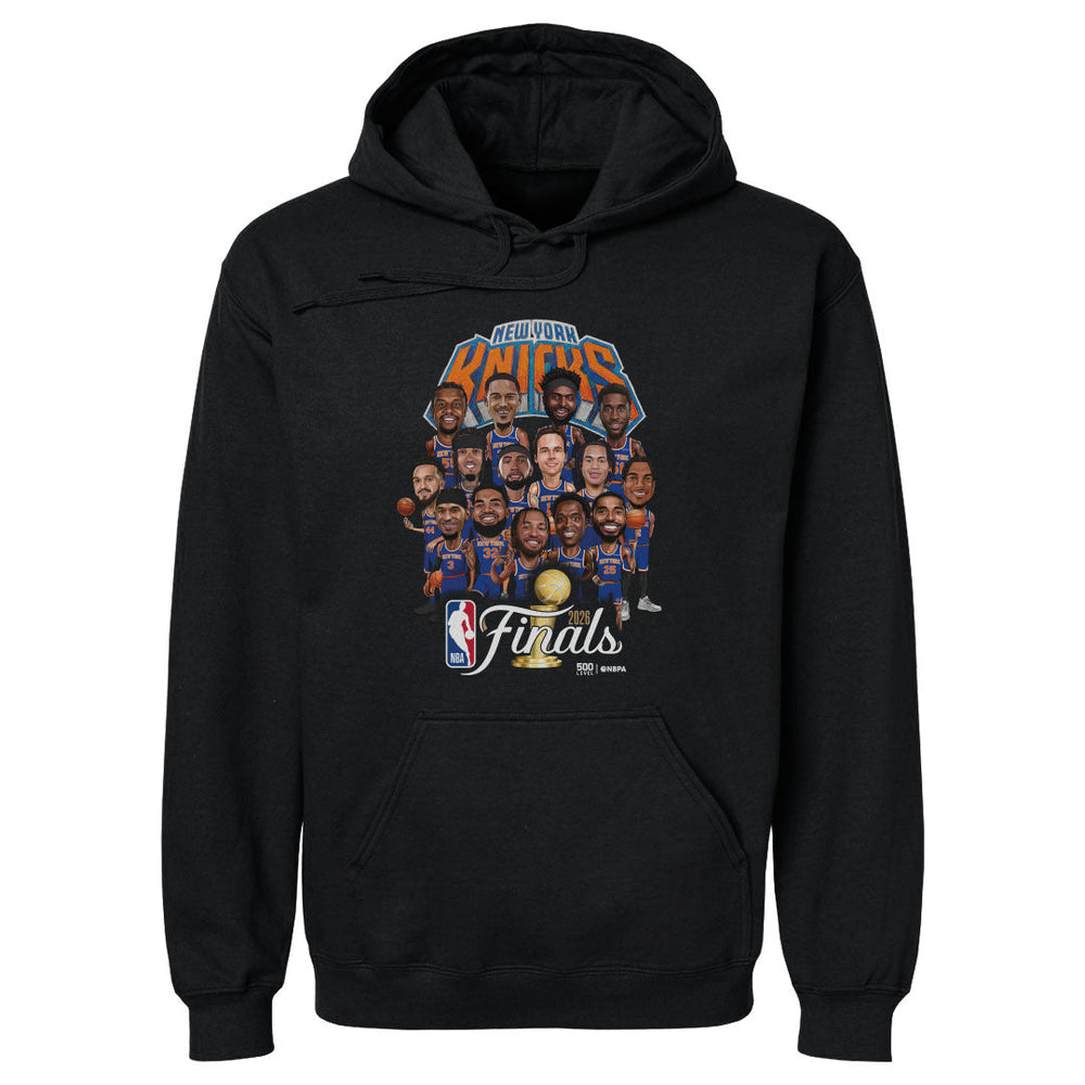 New York Knicks NBA Finals 2026 Caricature WHT (ONLINE ORDER ONLY)
