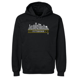 Pittsburgh Hockey Roster Skyline 23 WHT