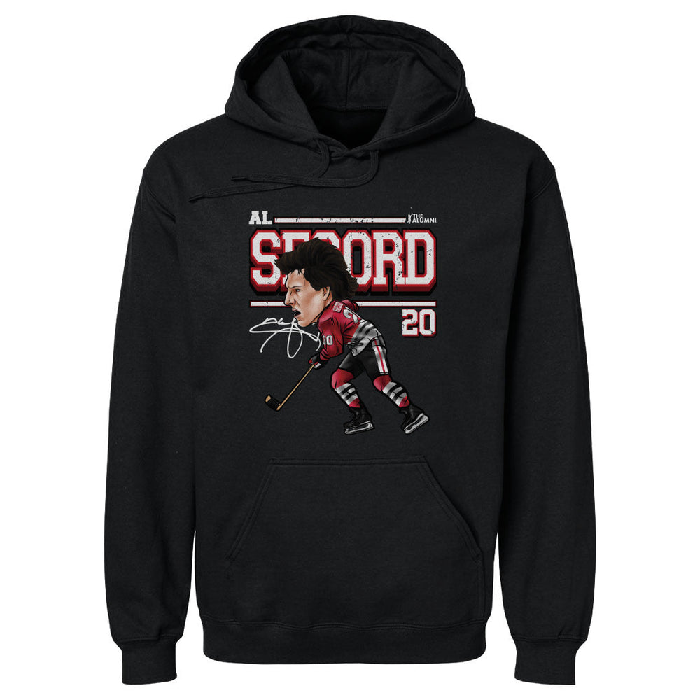 Al Secord Chicago Cartoon WHT (ONLINE ORDER ONLY)