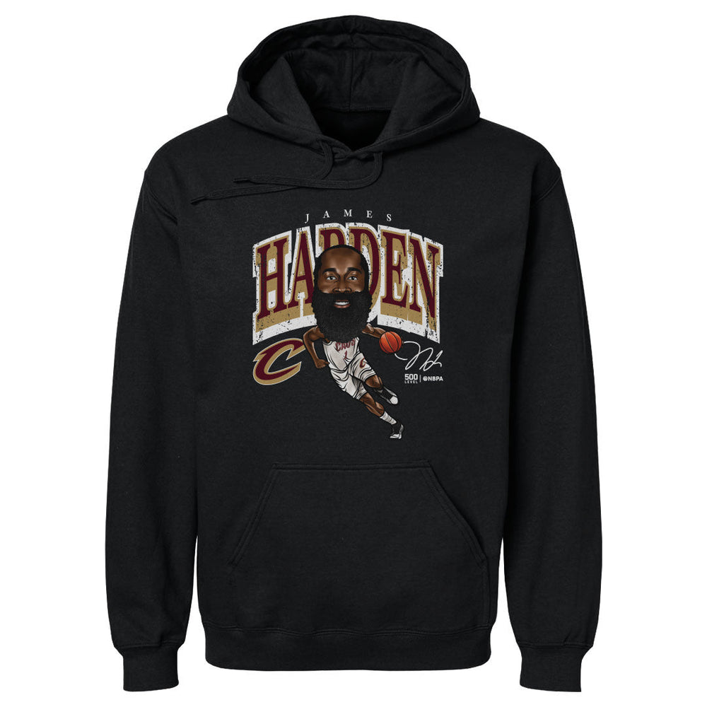 James Harden Cleveland Cavaliers Cartoon WHT (ONLINE ORDER ONLY)