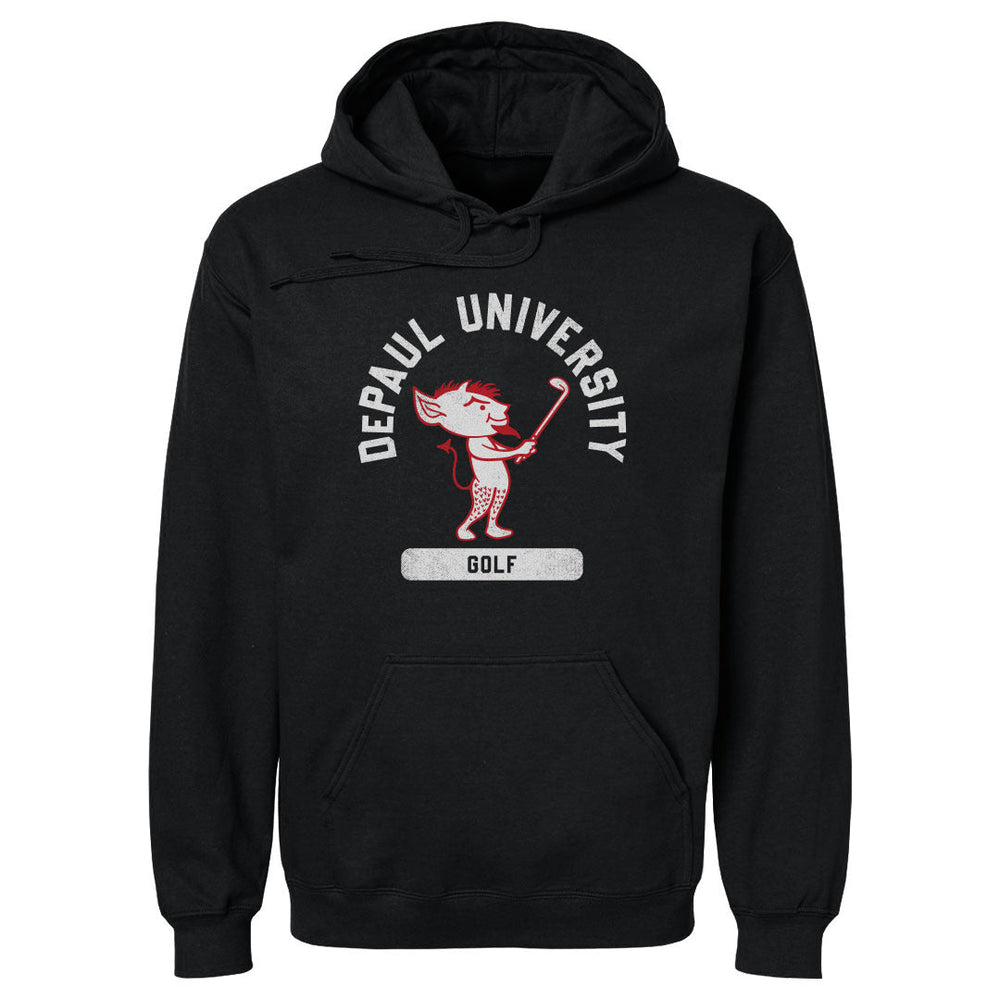 DePaul Blue Demons Mascot Golf WHT